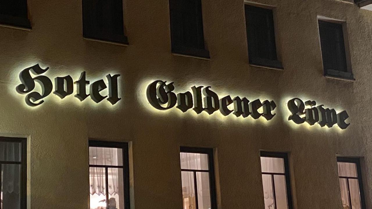 Hotel Goldener Loewe 졸렌로다 외부 사진